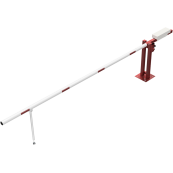 Access barrier with counterweight | and swing post | clear width: 4000 mm | with triangular lock